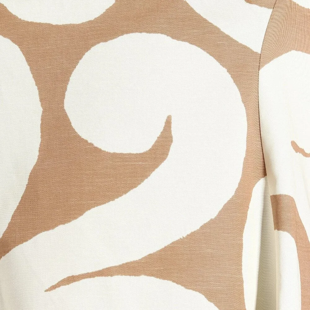 NWT Marni Printed cotton and linen midi dress sz IT40 US 4 $1,450 - Picture 4 of 6
